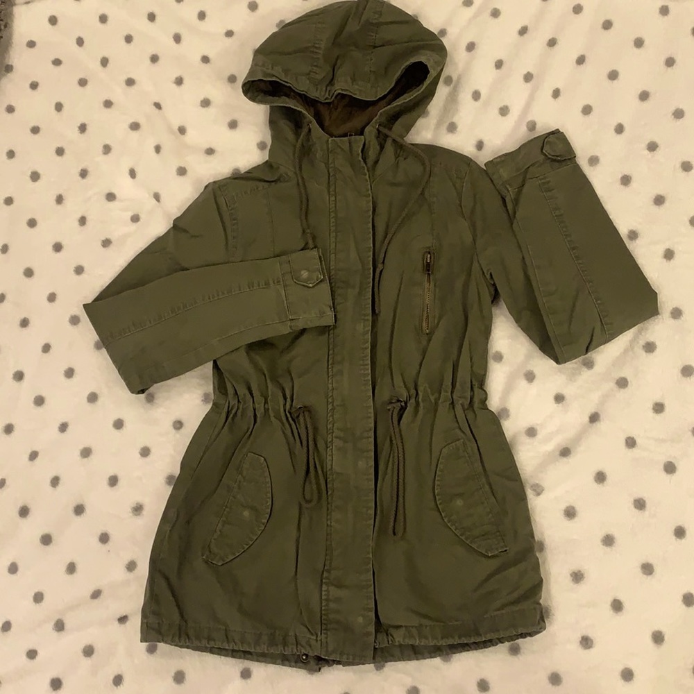 Awesome Army Green Jacket - Picture 1 of 10